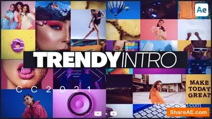 Trendy Intro Openers template preview