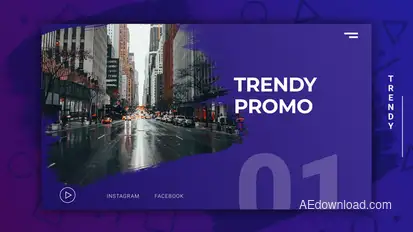 Trendy Modern Promo Openers template preview