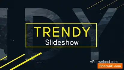 Trendy Slideshow Openers template preview