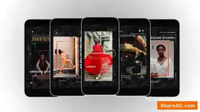 Trendy Stories Openers template preview