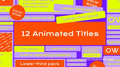 Trendy Titles Pack V1 Titles template preview