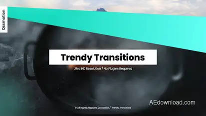 Trendy Transitions Elements template preview