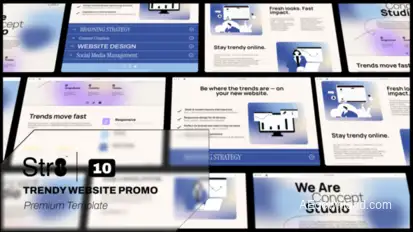 Trendy Website Promo Product Promo template preview