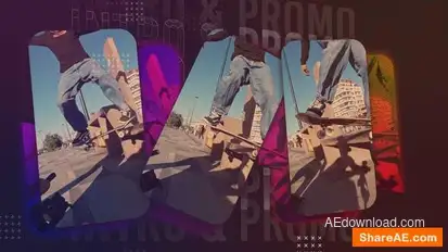 Triple Freeze Frame Urban Opener Openers template preview