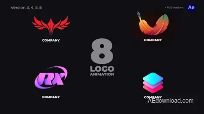 Trippy Liquid Logo | AE Logo Stings template preview