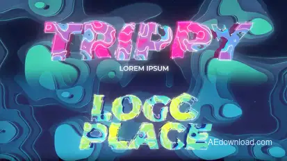 Trippy Opener Logo & Title Logo Stings template preview
