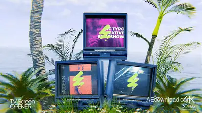 Tropical TV Opener Openers template preview
