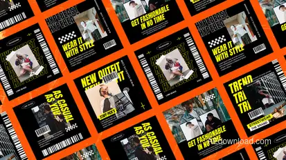 Troux Fashion Media Posts Product Promo template preview