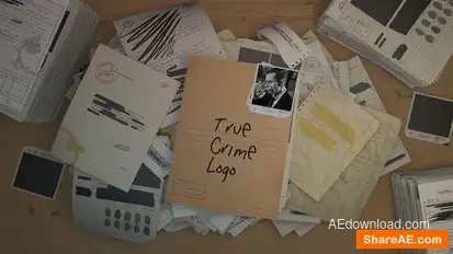 True Crime Logo Openers template preview