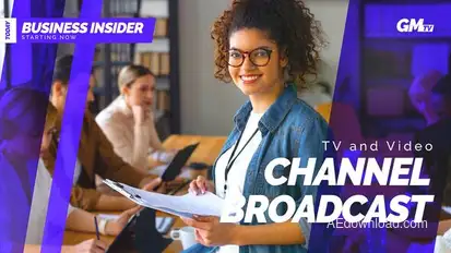 TV and Video Channel Broadcast Video Displays template preview