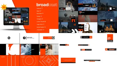 Tv Identity Broadcast Pack broadcast-packages template preview