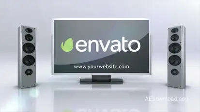 TV Speakers Logo Intro Openers template preview