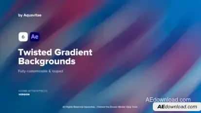 Twisted Gradient Backgrounds Elements template preview