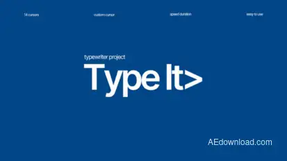 Type It Titles template preview