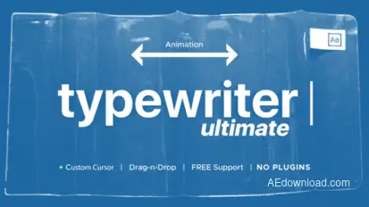 Typewriter Titles template preview