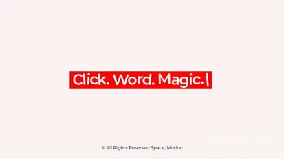 Typewriter | AE Titles template preview