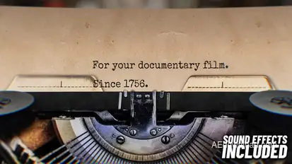 TypeWriter | Realistic Titles broadcast-packages template preview