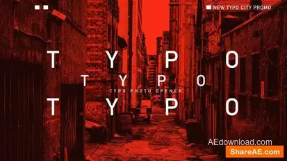 Typo Photo Opener Openers template preview