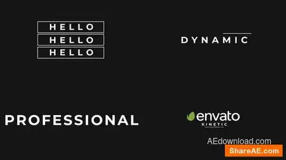 Typo Stomp Logo Opener Openers template preview