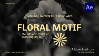 Typo Text / Ae Product Promo template preview