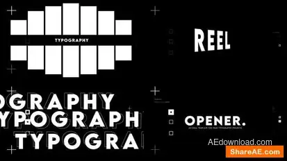 Typo Text Opener Openers template preview