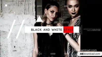 Typographic Elegant Intro Openers template preview