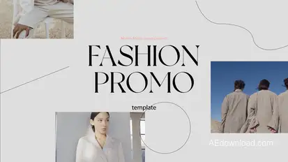 Typographic Fashion Promo Product Promo template preview
