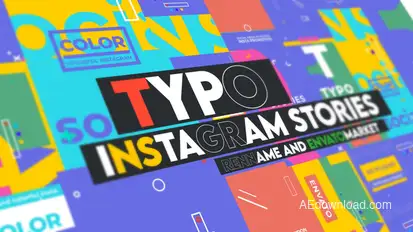 Typographic Instagram Stories Vol 0.1 Product Promo template preview