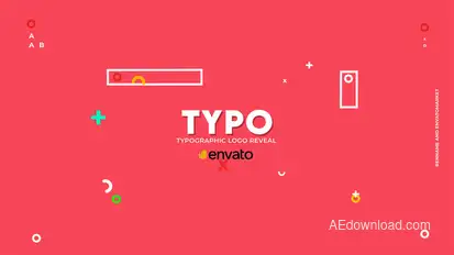 Typographic Logo Reveal Logo Stings template preview