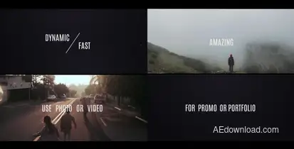 Typographic Promo Openers template preview