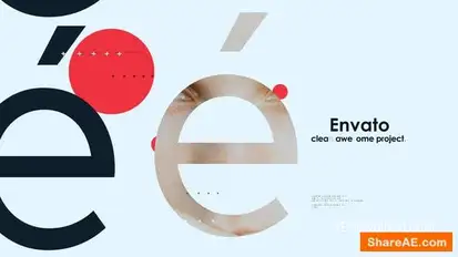 Typographic Text Opener Openers template preview