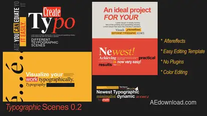 Typography 0.1 Titles template preview
