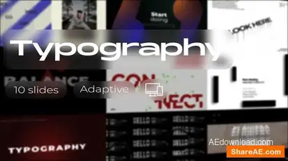 Videohive Typography 0.2 / Ae Titles template preview