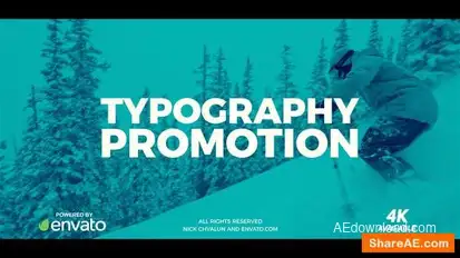 Typography Openers template preview