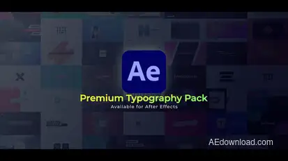 Typography Titles template preview