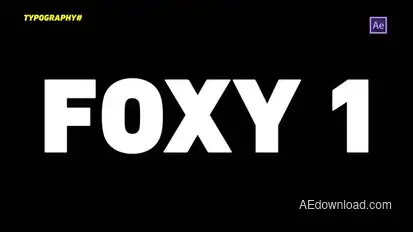 Typography Titles template preview