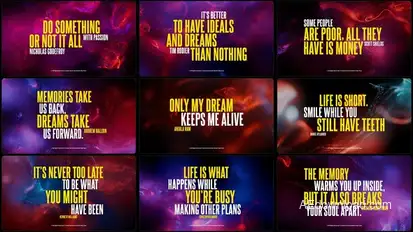 Typography - Quotum Titles template preview