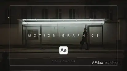 Typography // AE Titles template preview