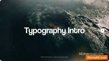 Typography Intro Openers template preview