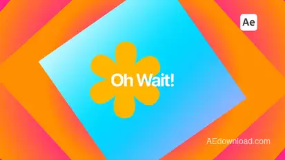 Typography Intro for After Effects Titles template preview