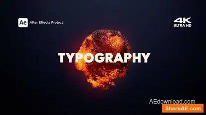 Typography Opener 2.0 Openers template preview