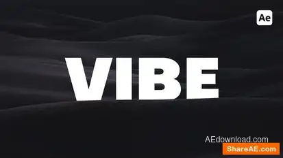 Typography Opener Openers template preview