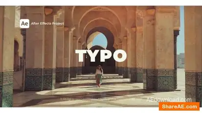 Typography Opener Openers template preview