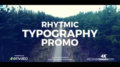 This Typography Promo Openers template preview