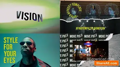 Typography Promo Kit Openers template preview