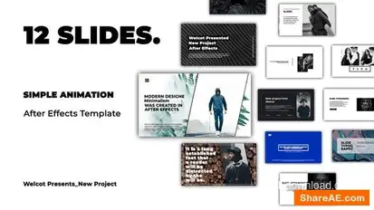 Videohive Typography Slide | After Effects 38605560 Titles template preview