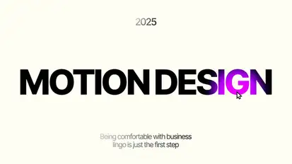 Typography Slide Logo Stings template preview