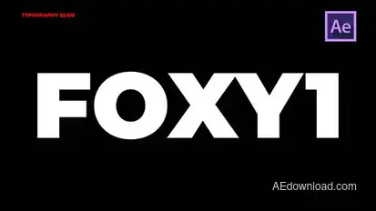 Typography Slides | After Effects Titles template preview