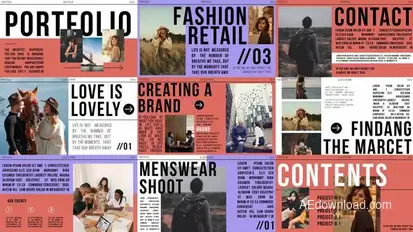 Typography Slides | After Effects Titles template preview