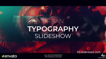 Typography Slideshow Openers template preview